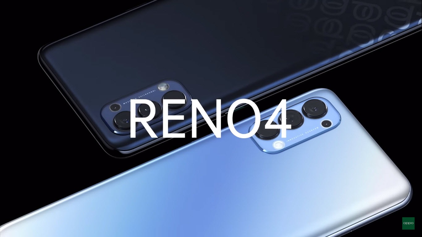 Điện thoại OPPO Reno4 Đen thiên thạch