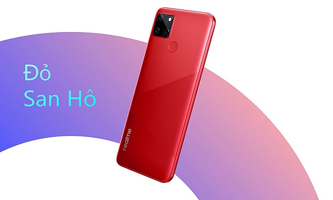 Điện thoại Realme C12 Đỏ san hô