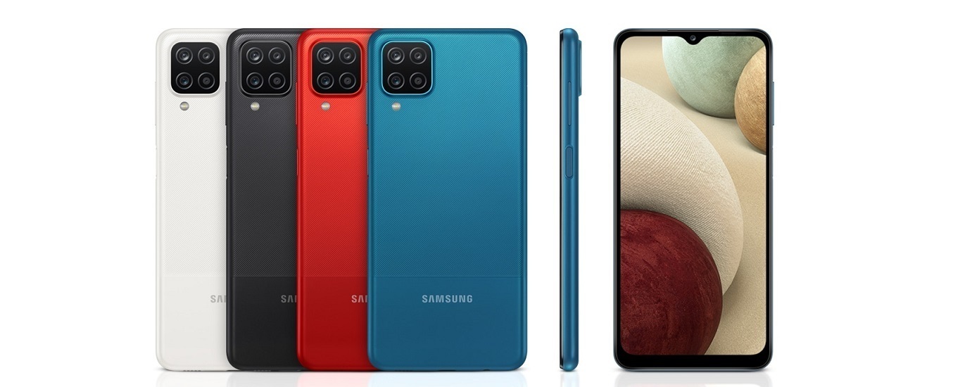 Điện thoại Samsung Galaxy A12 128GB Đen - Thiết kế hiện đại trẻ trung