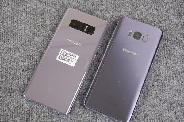 So sánh màu sắc Galaxy Note 8 và Galaxy S8 Plus