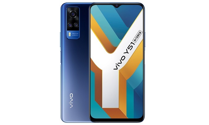 Điện thoại Vivo Y51 8GB/128GB Xanh dương - Thiết kế cao cấp