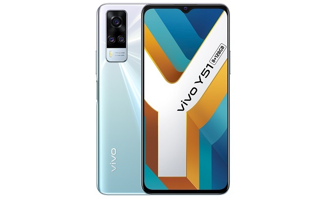 Điện thoại Vivo Y51 8GB/128GB Tím Bạc - Thiết kế cao cấp