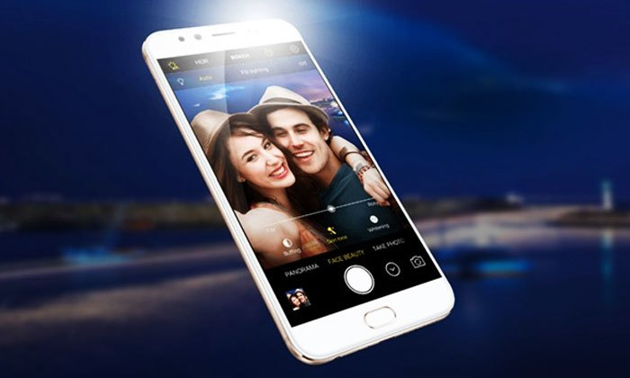 Điện thoại Vivo V5 plus sở hữu camera kép mặt trước có khả năng xóa phông cực đỉnh
