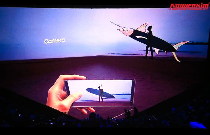 Camera kép có trên điện thoại Galaxy Note 8