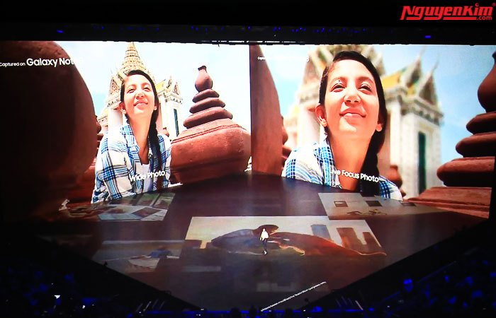 Camera kép của điện thoại Galaxy Note 8 độ phân giải 12MP