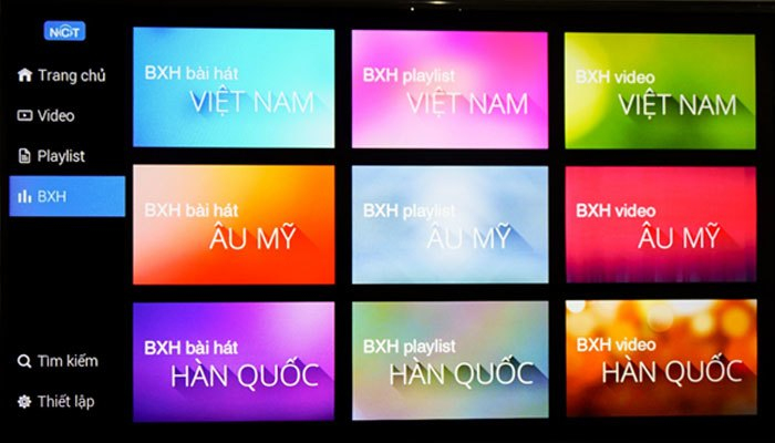 Trên ứng dụng nhaccuatui bấm 