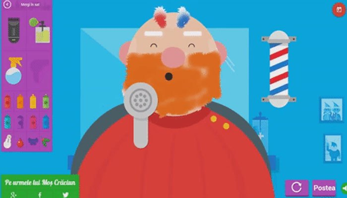 Dùng ứng dụng trên điện thoại để phác họa ông già noel - người đàn ông bí ẩn nào