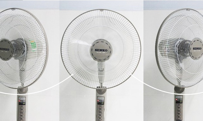 Quạt đứng Senko DR1608 xanh ngọc làm mát dễ chịu
