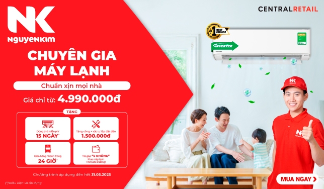 Nguyễn Kim - Trung Tâm mua sắm điện máy, điện lạnh giá tốt