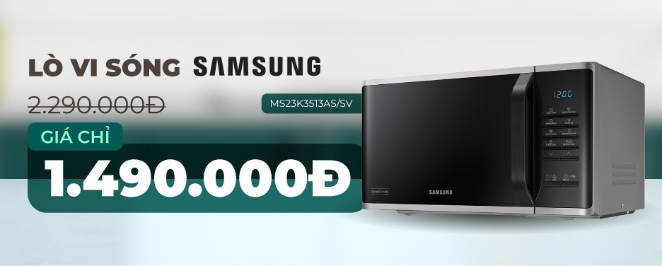 LÒ VI SÓNG SAMSUNG MS23K3513AS/SV