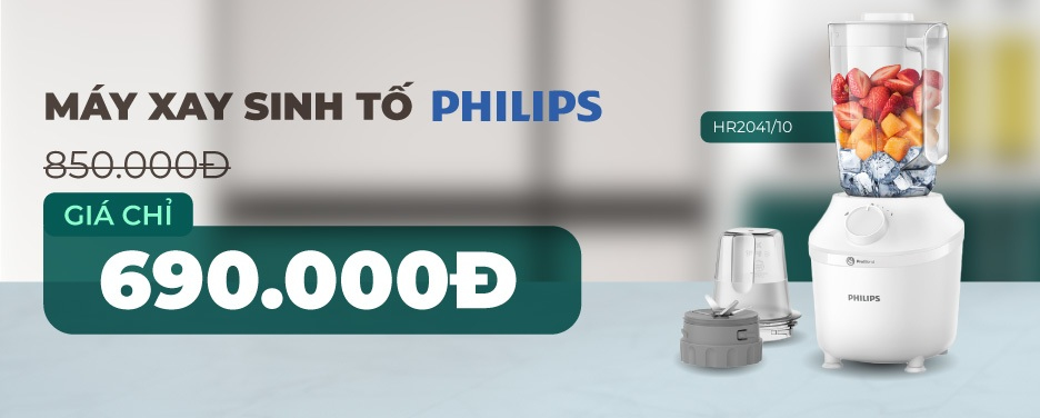 MÁY XAY SINH TỐ PHILIPS HR2041/10