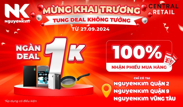 Nguyễn Kim - Trung Tâm mua sắm điện máy, điện lạnh giá tốt
