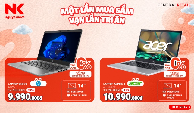 Nguyễn Kim - Trung Tâm mua sắm điện máy, điện lạnh giá tốt