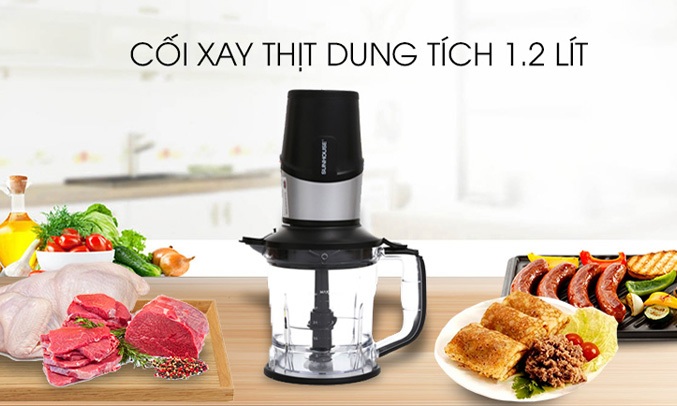 Máy xay đa năng Sunhouse SHD5340B cối xay thịt dung tích lớn