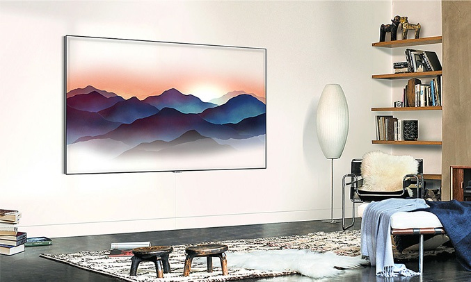 Tivi QLED Samsung 55 inch QA65Q7FNAKXXV có chế độ màn hình chờ Ambient Mode