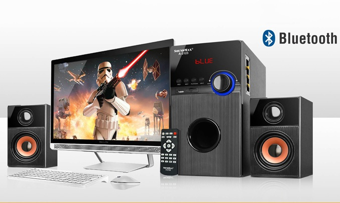 Loa vi tính Soundmax A8920 hỗ trợ kết nối đa dạng với thẻ SD, USB và bluetooth 4.0