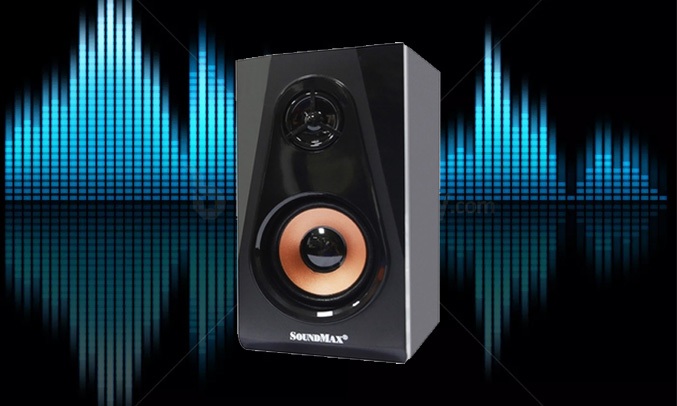 Loa vi tính Soundmax A2120 có thể đáp ứng tần số đến 20Hz cho âm bass mạnh mẽ