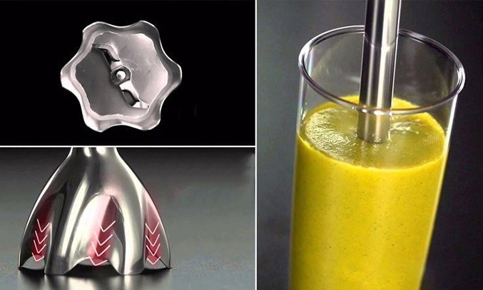 Máy xay Braun MQ3000+ Smoothie có chất liệu thép không rỉ
