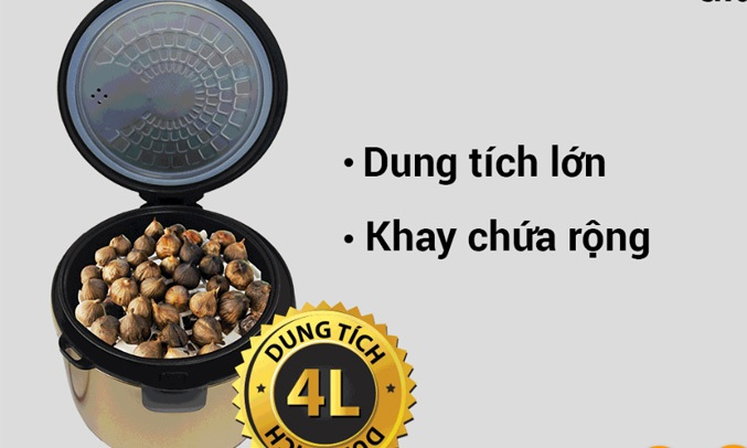 Máy làm tỏi đen Magic A-79 có dung tích rộng rất tiện lợi