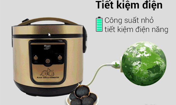 Máy làm tỏi đen Magic A-79 tiết kiệm điện năng hiệu quả