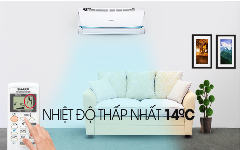 Nhiệt độ thấp nhất là 14 độ C