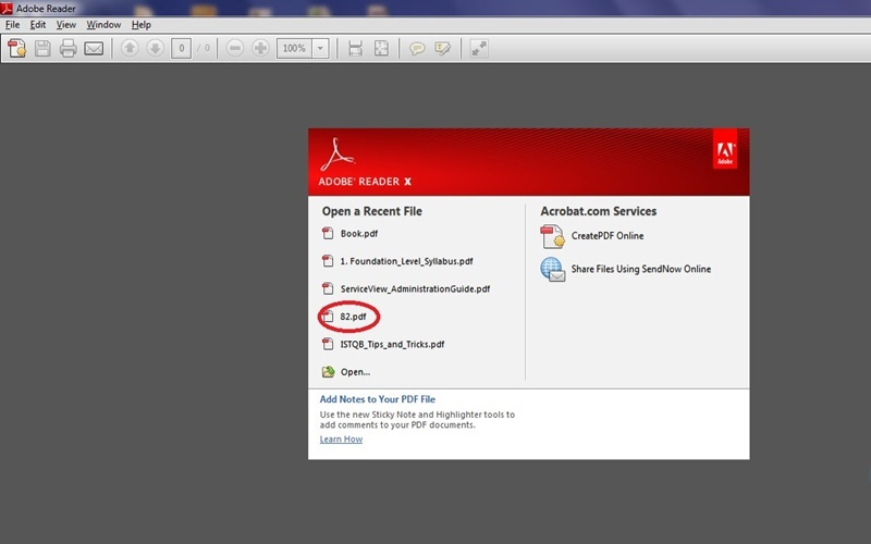 Để đọc được các file PDF cần phần mềm hỗ trợ