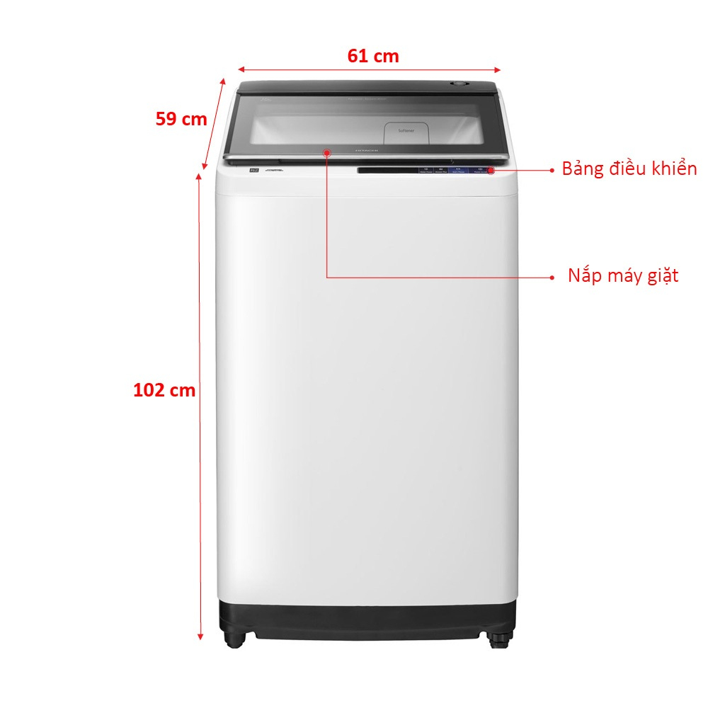 MÁY GIẶT HITACHI 10 KG SF-100XAV