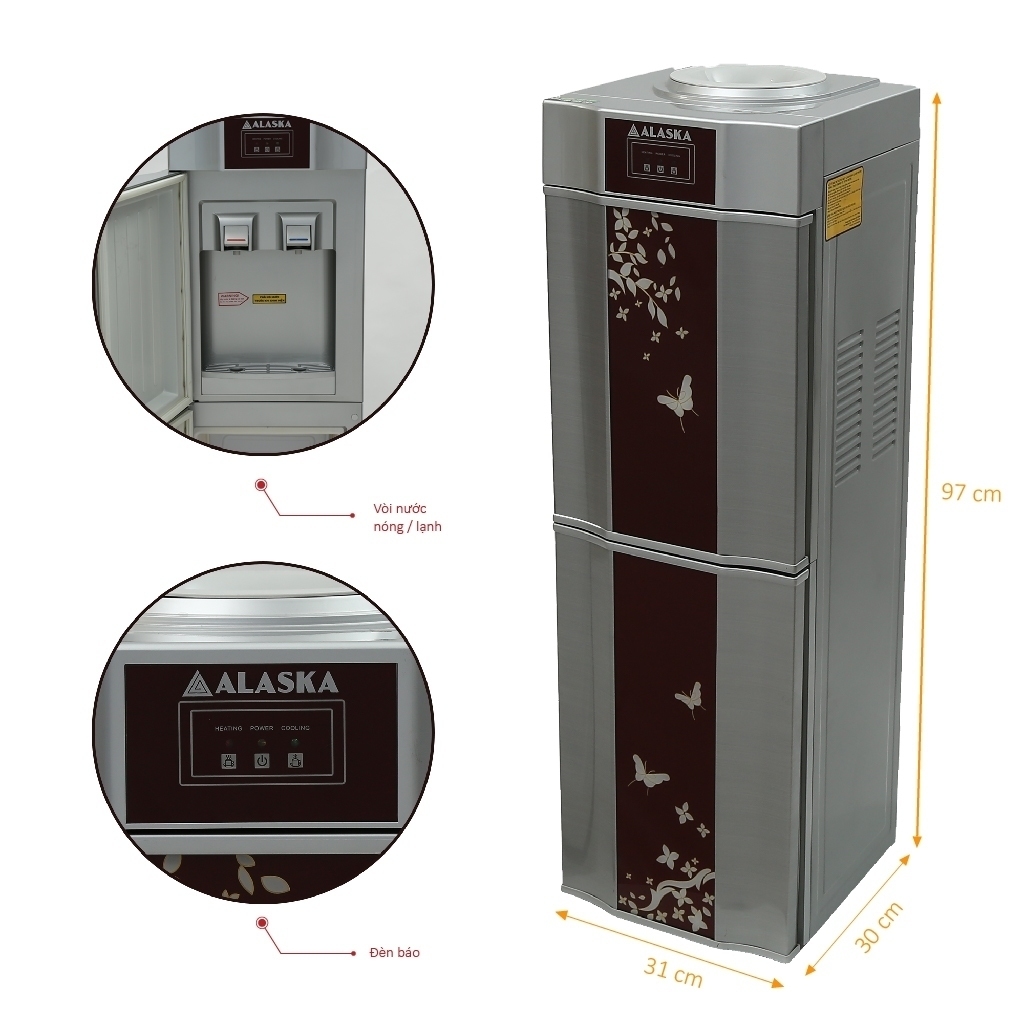 M&aacute;y nước n&oacute;ng lạnh Alaska R81C