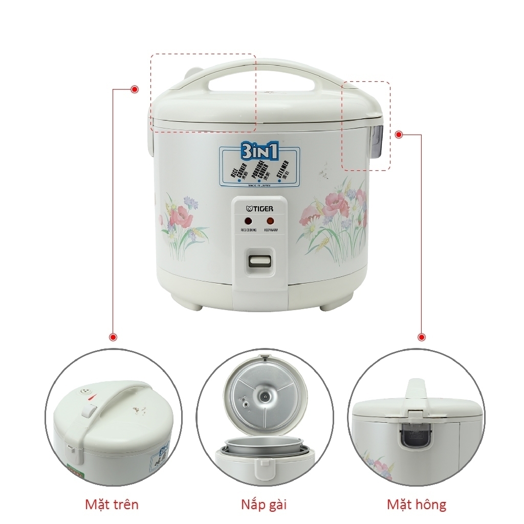 Nồi cơm điện Tiger 1.8 lít JNP- 1803