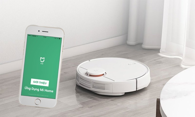 Robot hút bụi Xiaomi Mi Vacuum Mop SKV4093GL Ứng dụng Mi Home