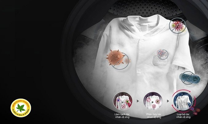 Máy giặt LG Inverter 9 kg FC1409S2W công nghệ hơi nước TrueSTeam