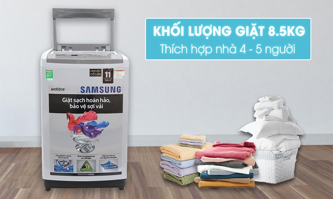 Máy giặt Samsung 8.5kg WA85M5120SG hiện đại