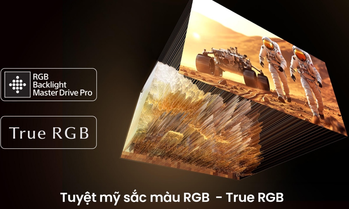 Google Tivi True RGB Sony BRAVIA 7 II