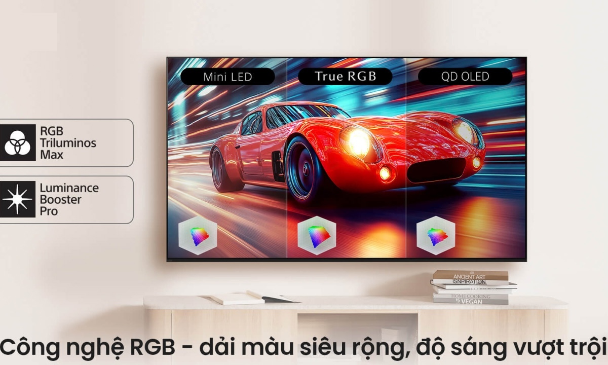 Google Tivi True RGB Sony BRAVIA 9 II 4K XR90M2