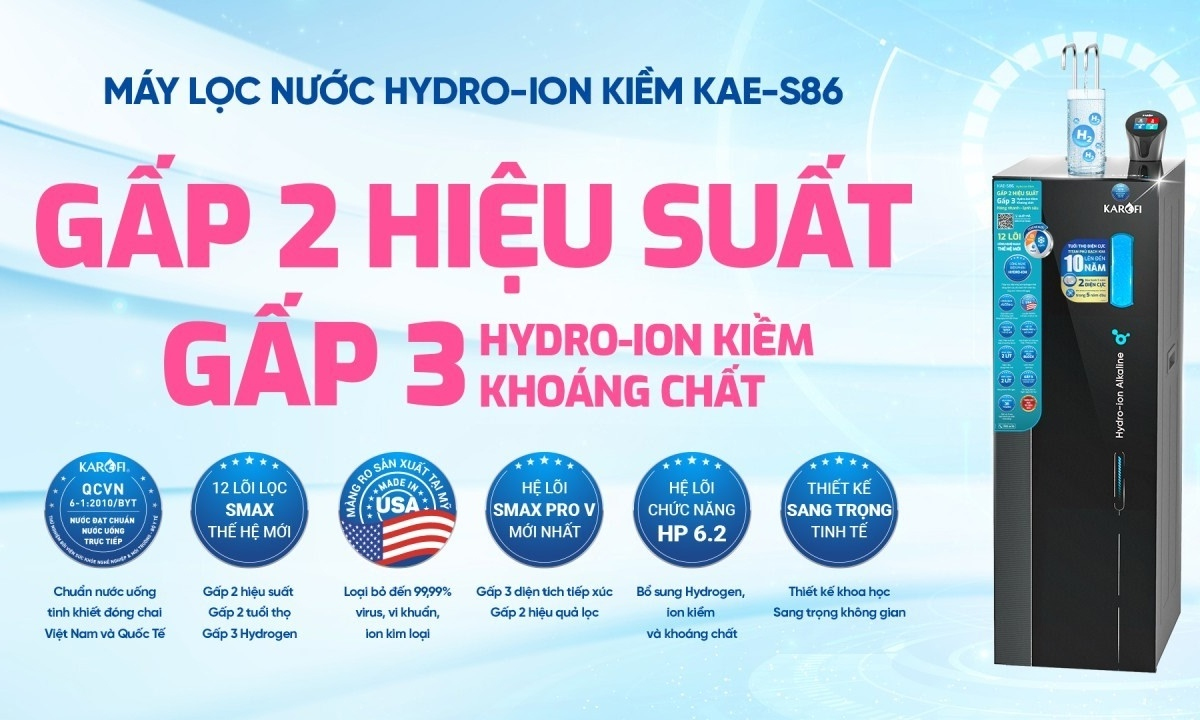 Máy lọc nước nóng lạnh RO UltraPURE Sunhouse 10 lõi SHA76211KL