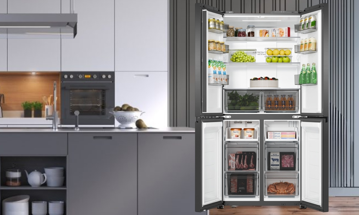 Tủ lạnh Aqua Inverter 506 lít AQR-M570XA(FS)