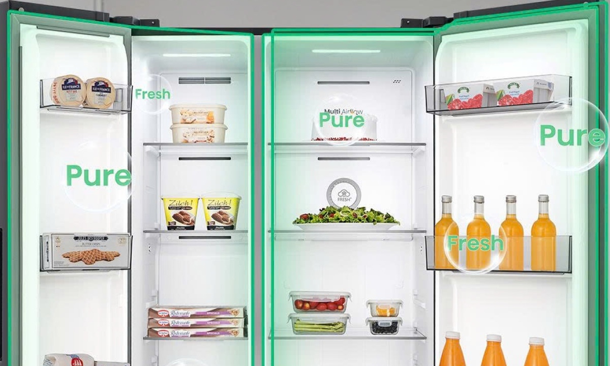 Công nghệ J-TECH Inverter Tủ lạnh được trang bị công nghệ J-TECH Inverter giúp tiết kiệm điện năng hiệu quả, đồng thời duy trì hoạt động êm ái, bền bỉ theo thời gian. Hệ thống máy nén thông minh điều chỉnh công suất linh hoạt, giúp nhiệt độ trong tủ luôn ổn định, bảo vệ thực phẩm tươi ngon lâu hơn mà vẫn giảm thiểu tiếng ồn khi vận hành.