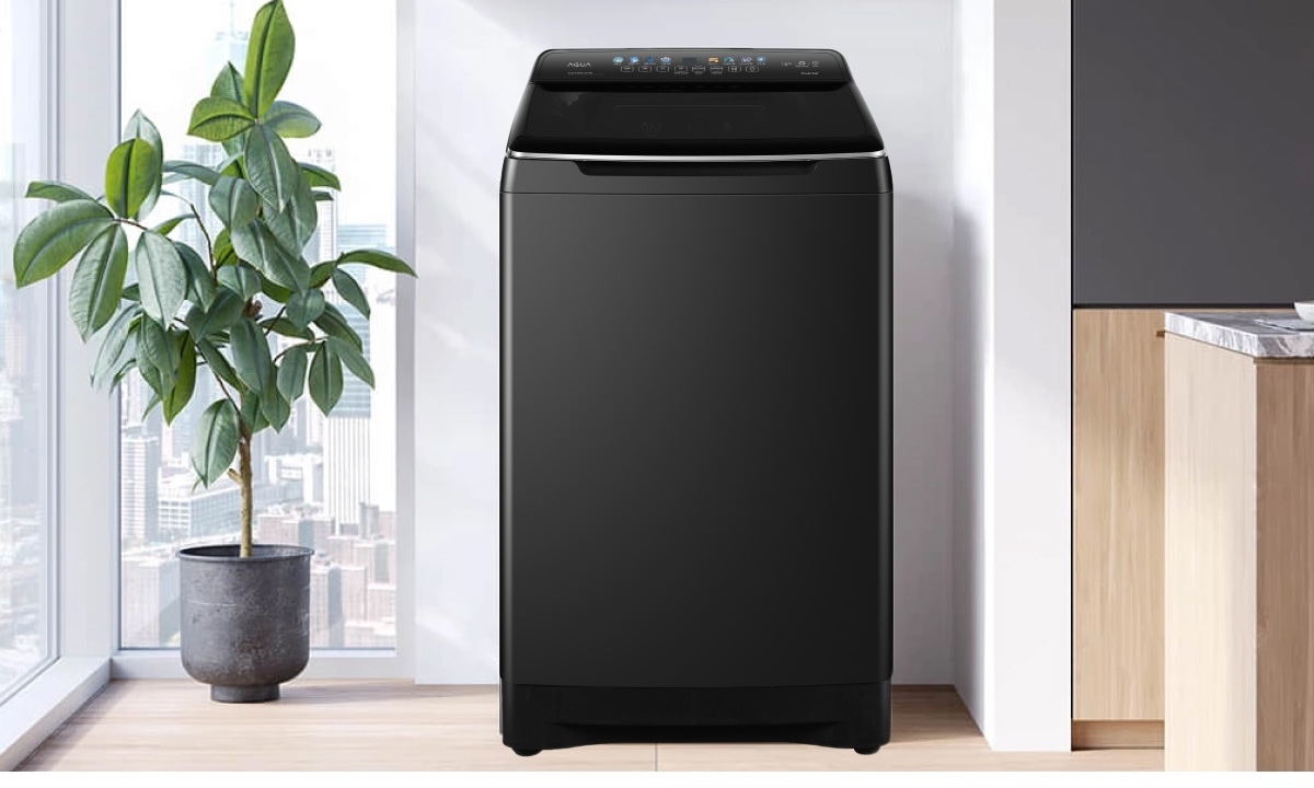 Máy giặt cửa trước thiết kế hiện đại, sang trọng Máy giặt Aqua Inverter AWM14-B2158L(B) được thiết kếvới gam màu đen sang trọng, mang lại vẻ tinh tế cho không gian giặt giũ. Với khối lượng giặt 14kg, sản phẩm phù hợp cho gia đình đông thành viên, đáp ứng tốt nhu cầu giặt giũ số lượng lớn và cả chăn ga, đồ dày.