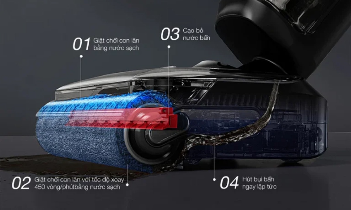 Máy lau sàn hút bụi Tineco Floor One S6 Stretch Extreme