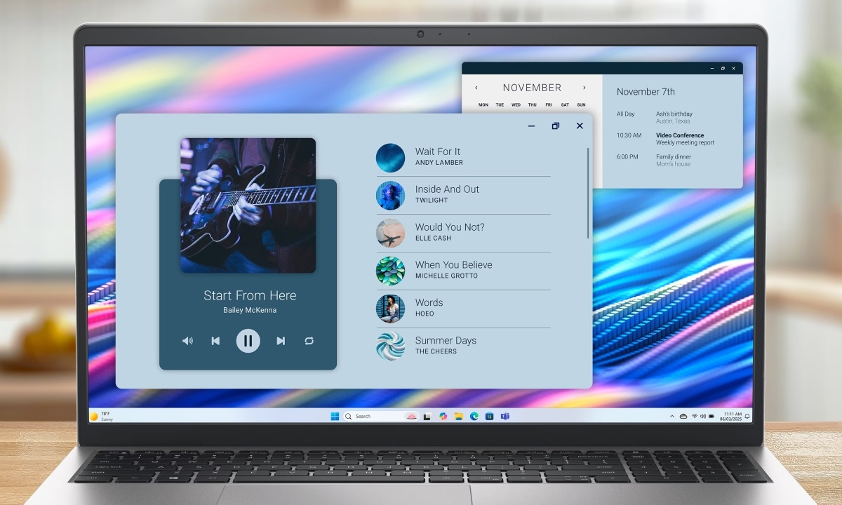 Ngoại hình thanh lịch & di động, hình ảnh sắc nét, mượt mà