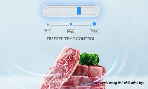 Làm lạnh nhanh, giữ thực phẩm tươi ngon Tủ lạnh được trang bị công nghệ làm lạnh nhanh, giúp nhiệt độ đạt mức tối ưu chỉ trong thời gian ngắn, đảm bảo thực phẩm luôn được bảo quản tươi mới và an toàn.