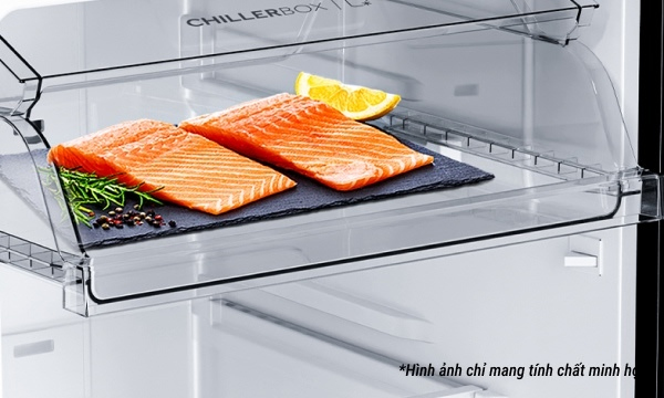 Ngăn đông mềm ChillerBox -1°C tiện lợi Với ngăn đông mềm ChillerBox -1°C, bạn có thể bảo quản thịt cá tươi sống mà không cần rã đông, vừa giữ trọn dinh dưỡng vừa tiết kiệm thời gian chế biến.