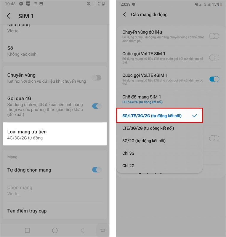 Cách kiểm tra điện thoại Android có hỗ trợ 5G hay không, bước 2