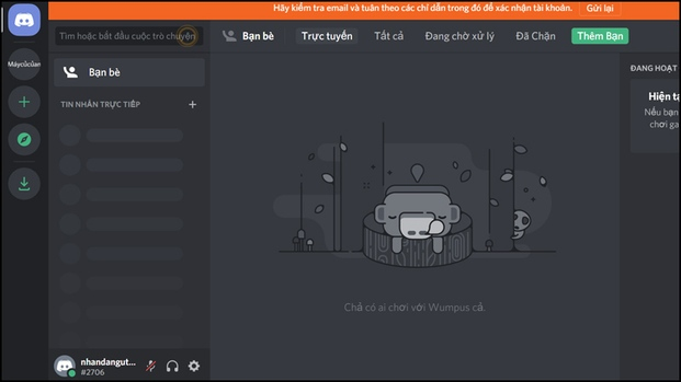 Đăng nhập discord