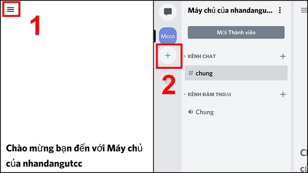 Nhấn chọn dấu “+”