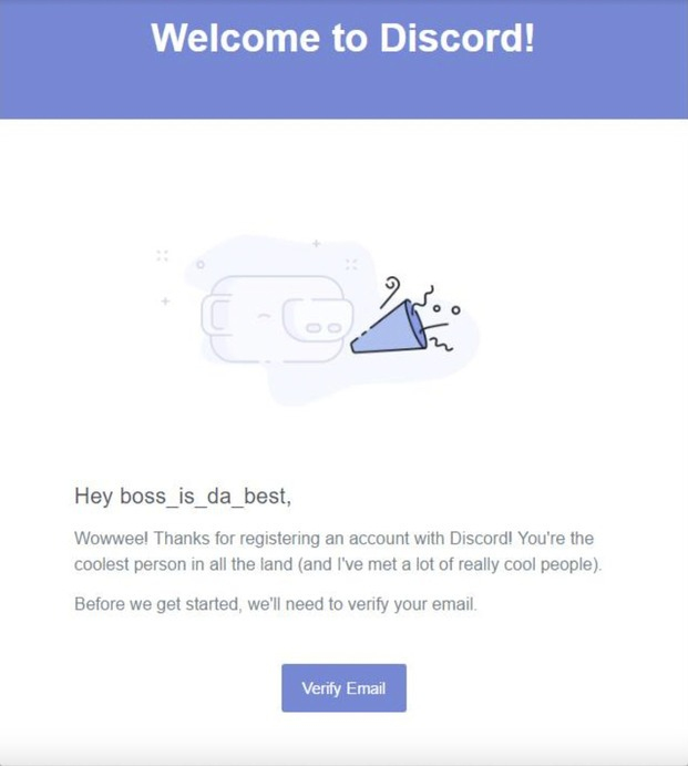 Nhấn chọn Verify Email