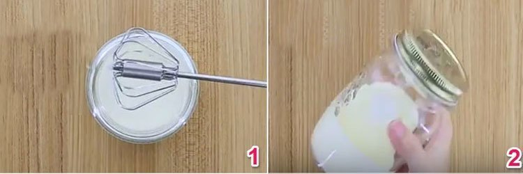 Đánh bọt bằng máy đánh trứng hay cây đánh bột