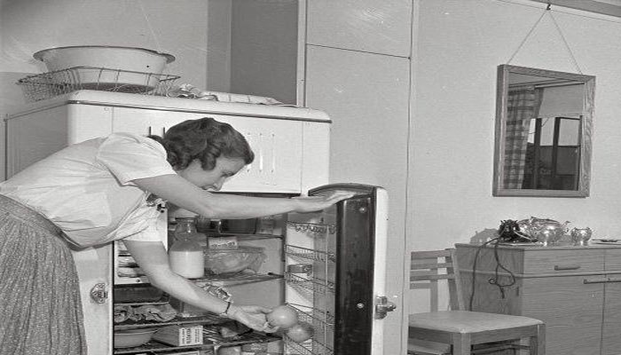 HÌnh dáng chiếc tủ lạnh những năm 1940