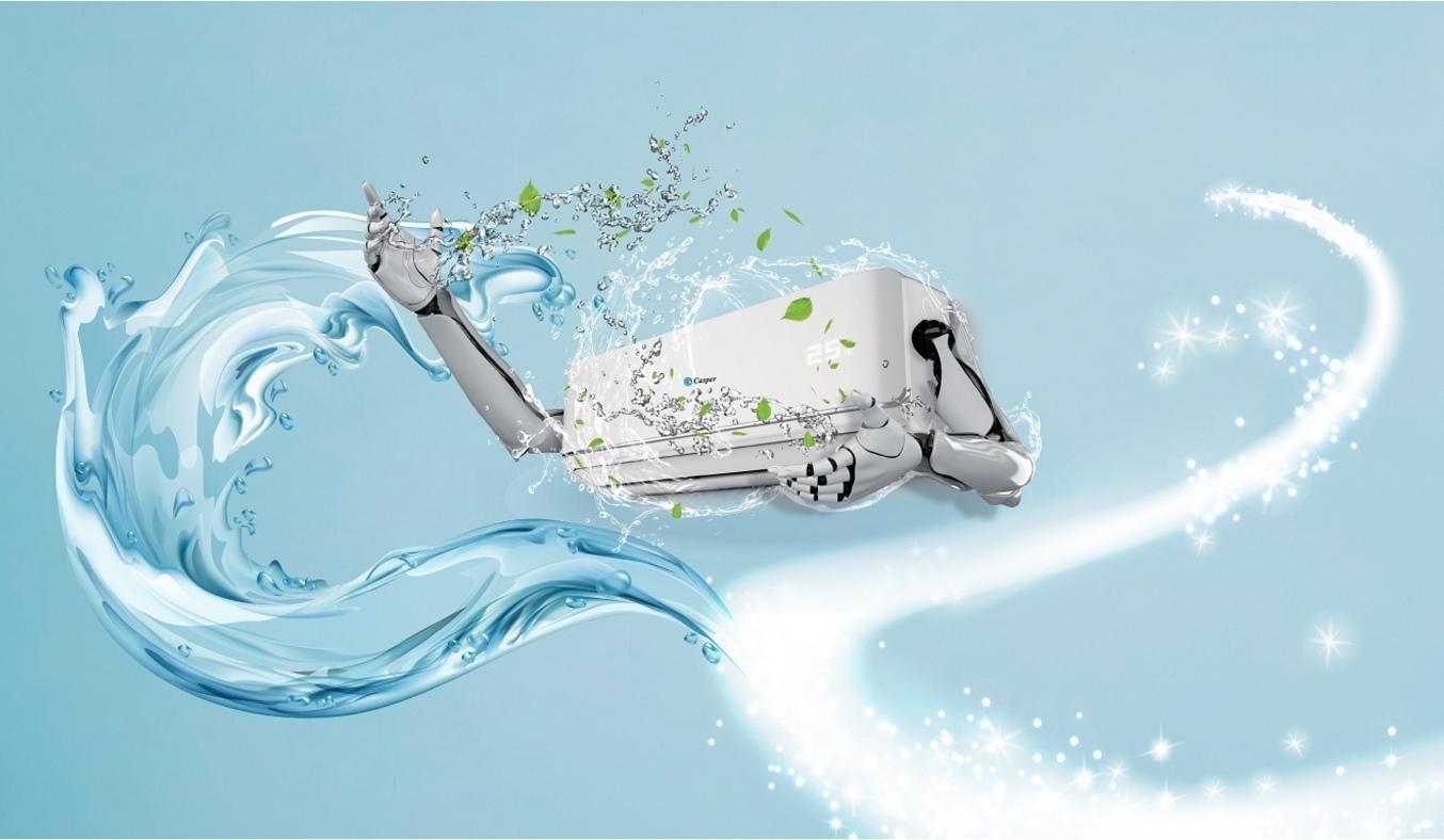 Máy lạnh Casper Inverter 1HP GC-09IS33 chế độ i-clean tự làm sạch