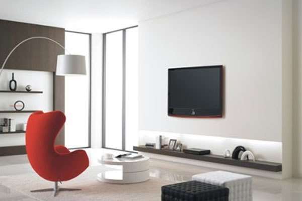 Tivi LCD mỏng, dễ dàng treo tường giúp tiết kiệm tối ưu không gian nhà bạn